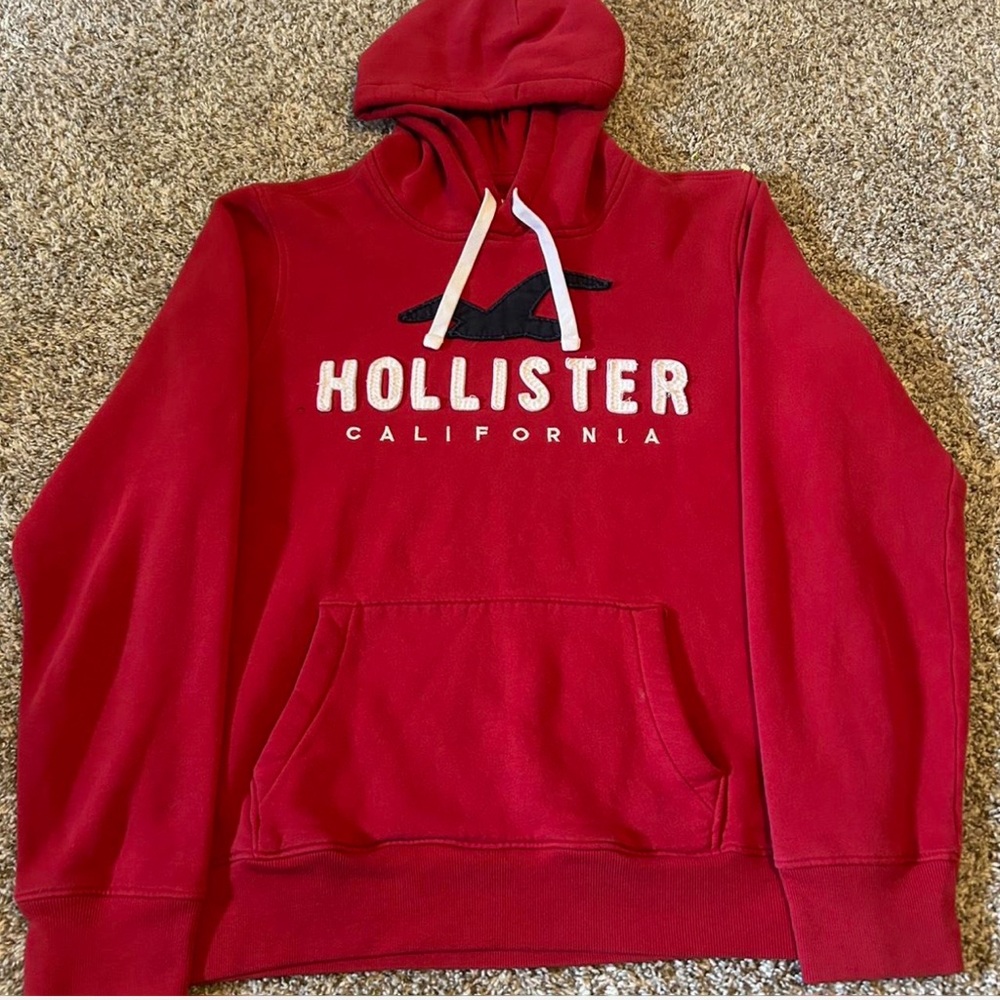 Hollister Vibrant Red Sweatshirt